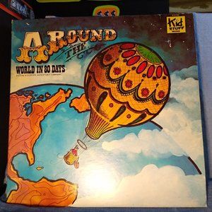 Around The World In 80 Days Kid Stuff Repertory 1978 Vinyl Record